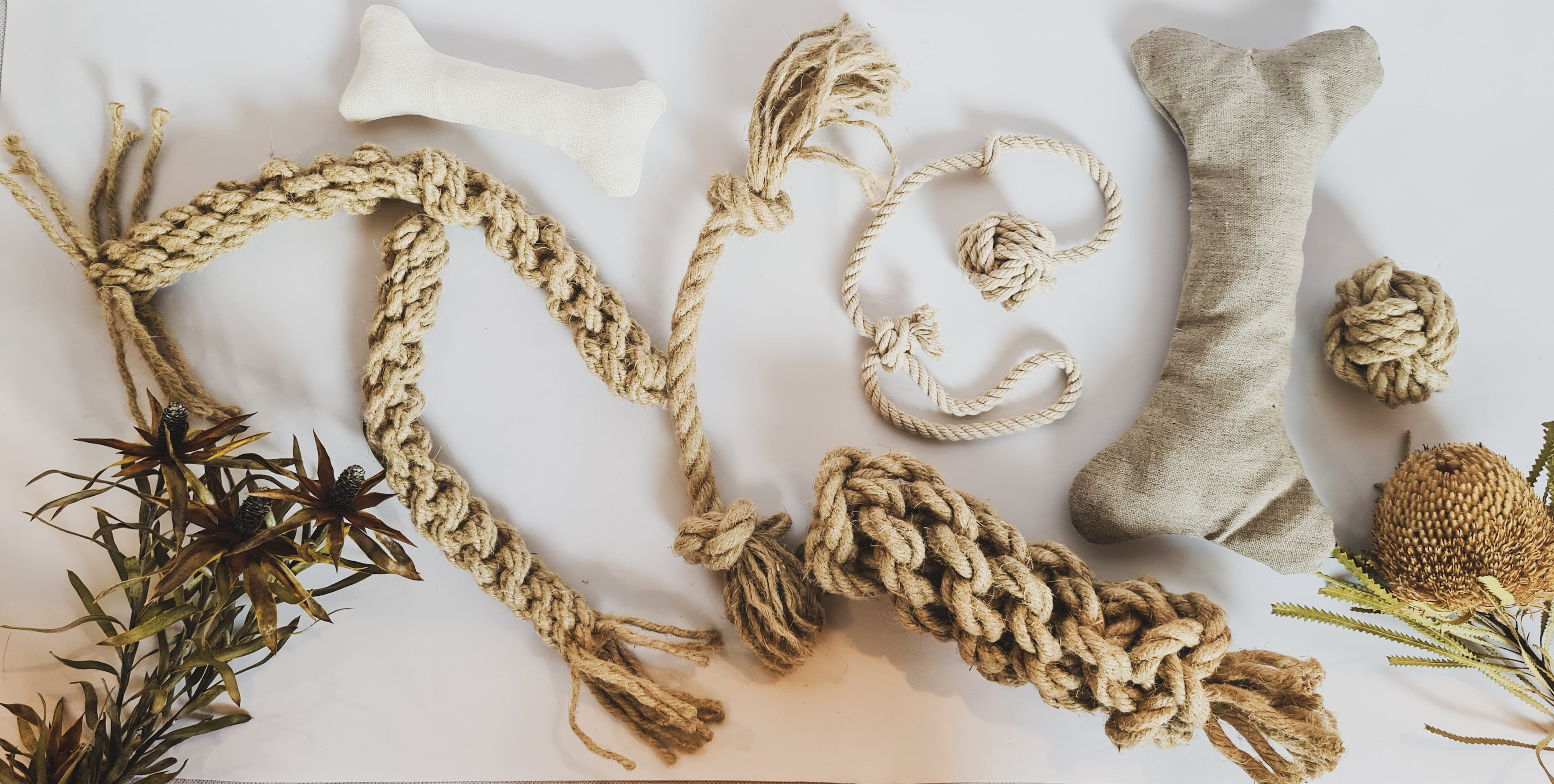 Organic Hemp Rope Dog Toy – Beans And Buttons