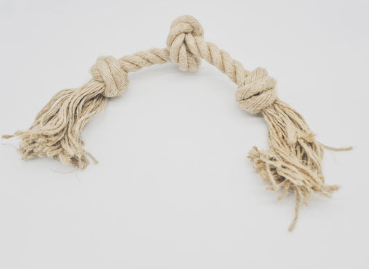 Hemp Knot Tug Toy