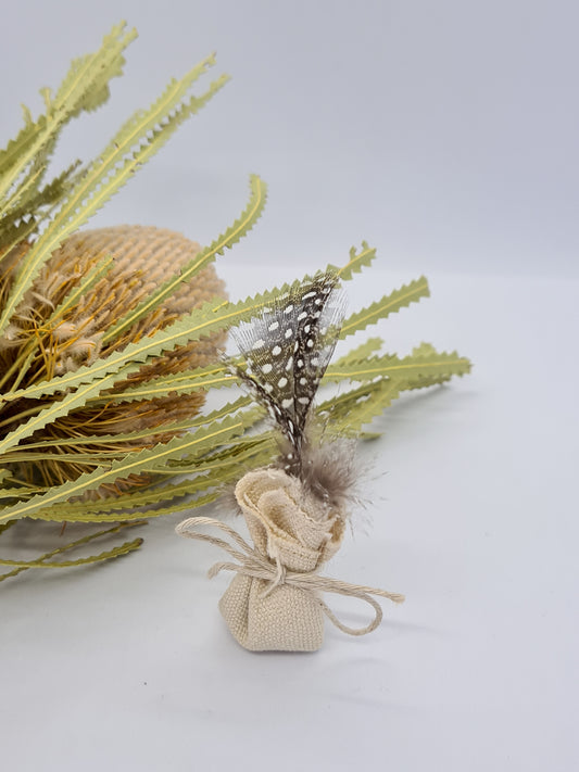 Hemp Cat Nip Toy With Feather