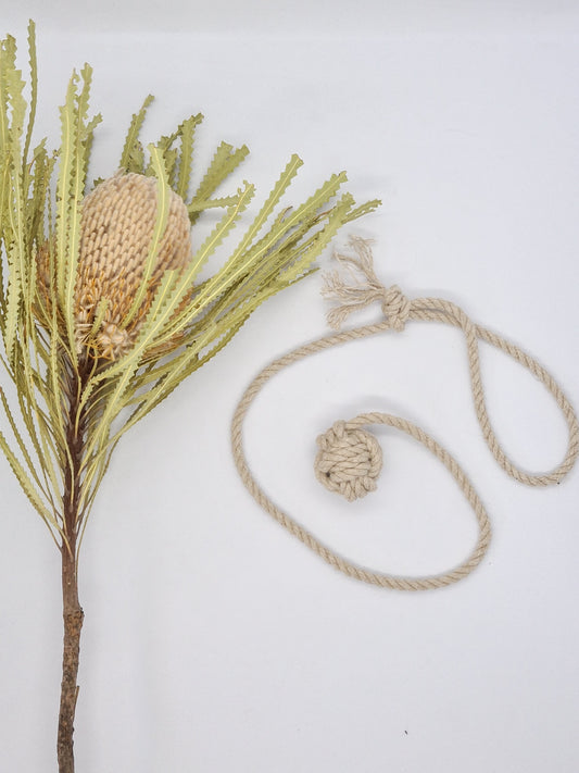 Mini Soft Hemp Monkey Fist Toy